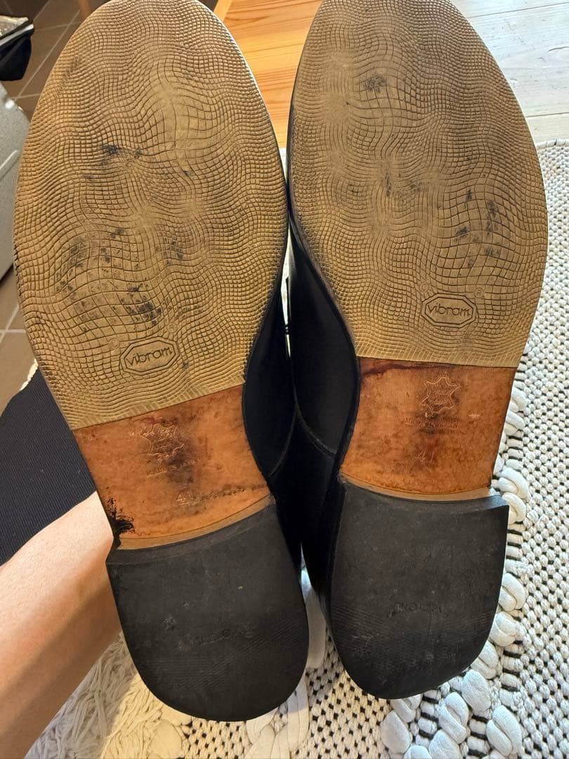 t*4様 PADRONE パドローネ DERBY PLAIN TOE SHOES