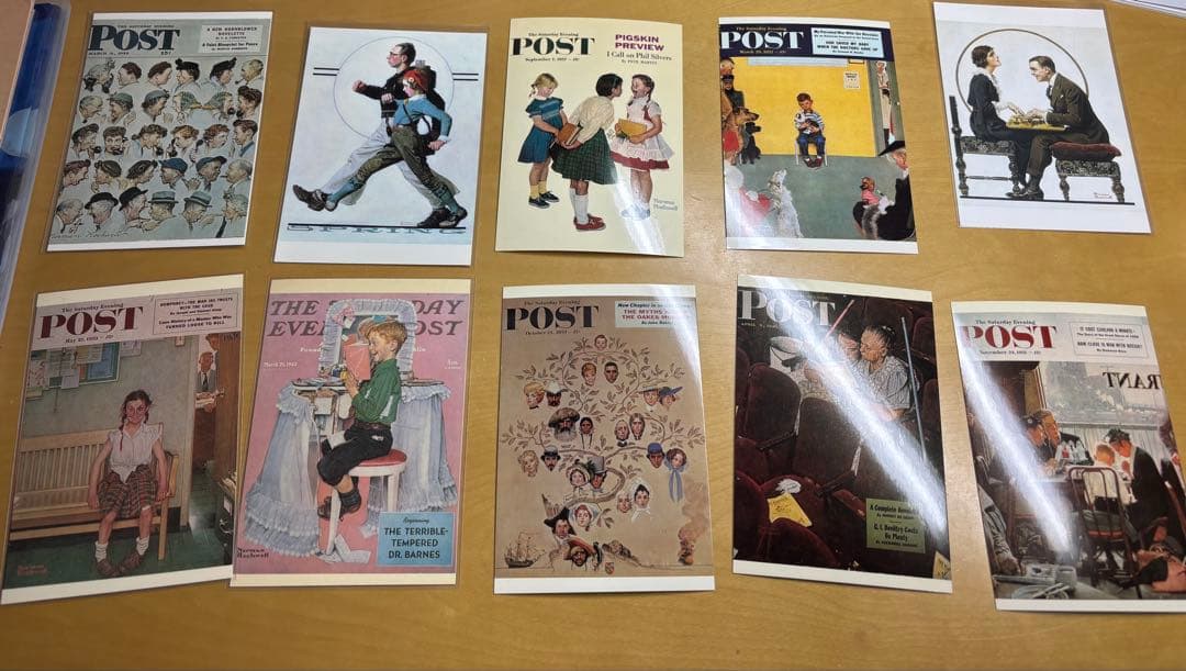 ノーマン・ロックウェル ポストカードセット 10枚 - メルカリ