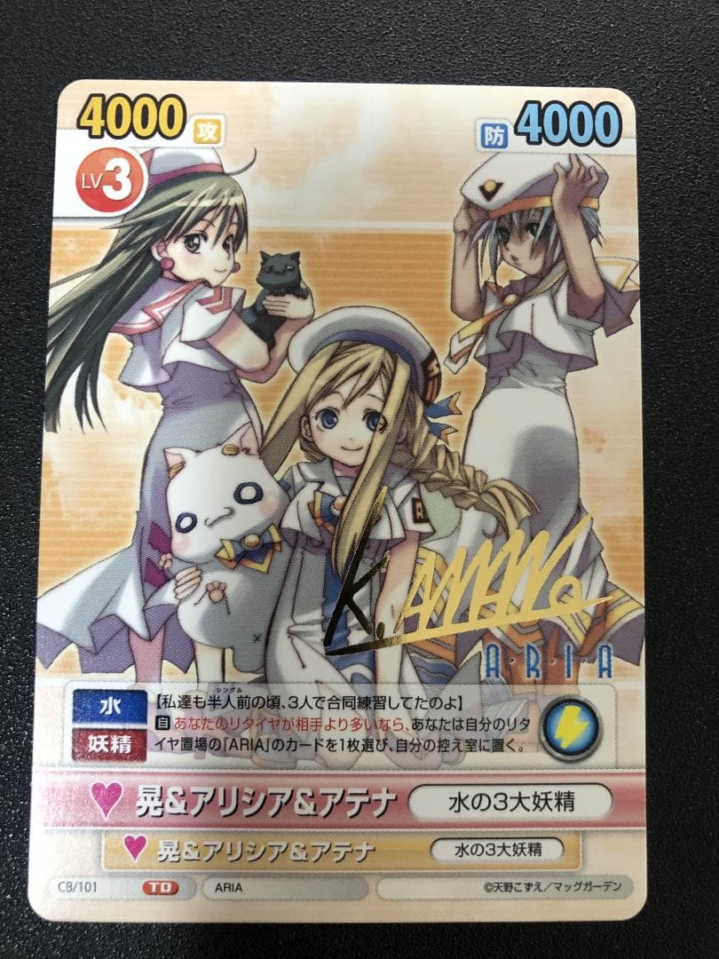 ヴィクトリースパーク 灯里&アリア サイン ARIA