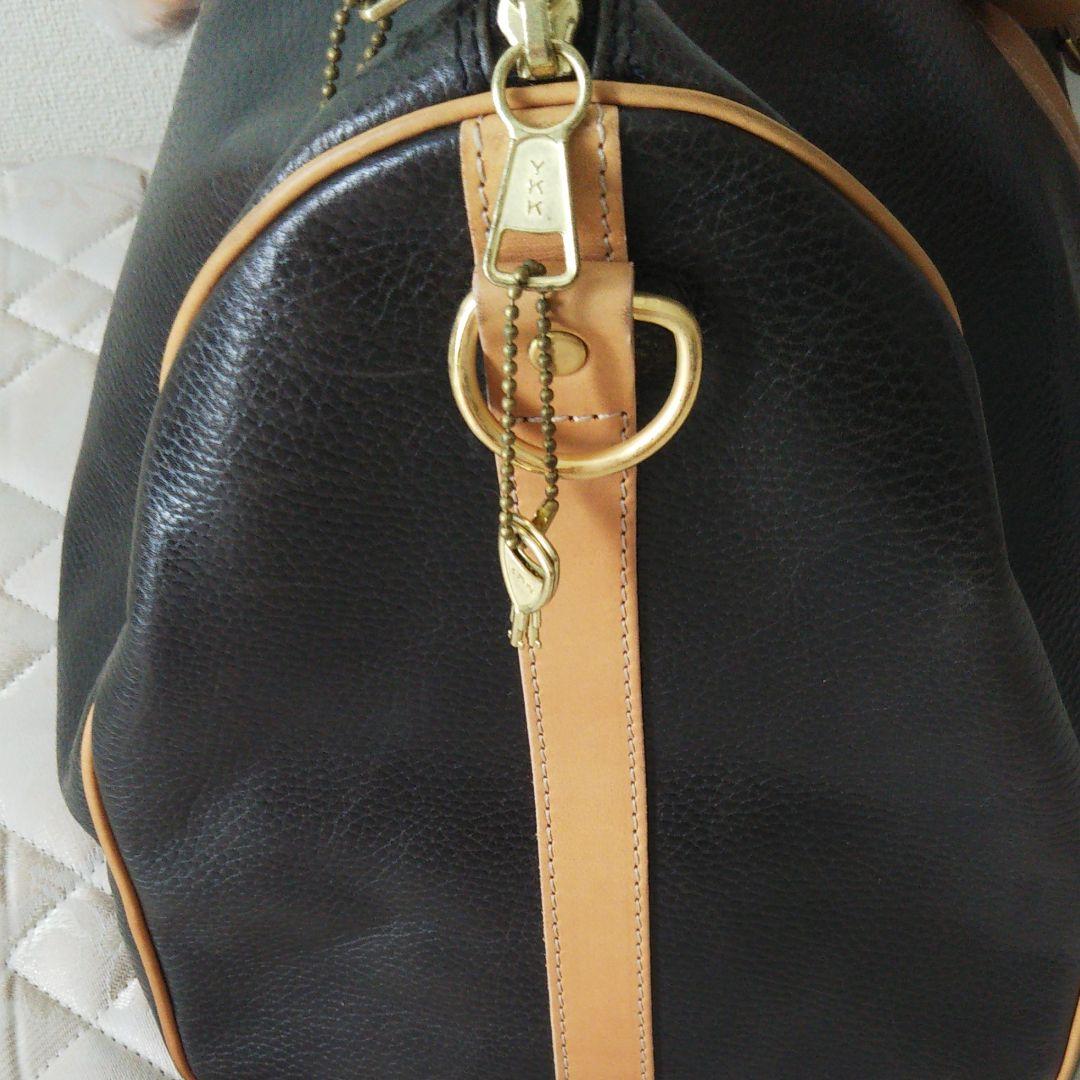 ボストンバッグ Riou・Gerald 革 黒