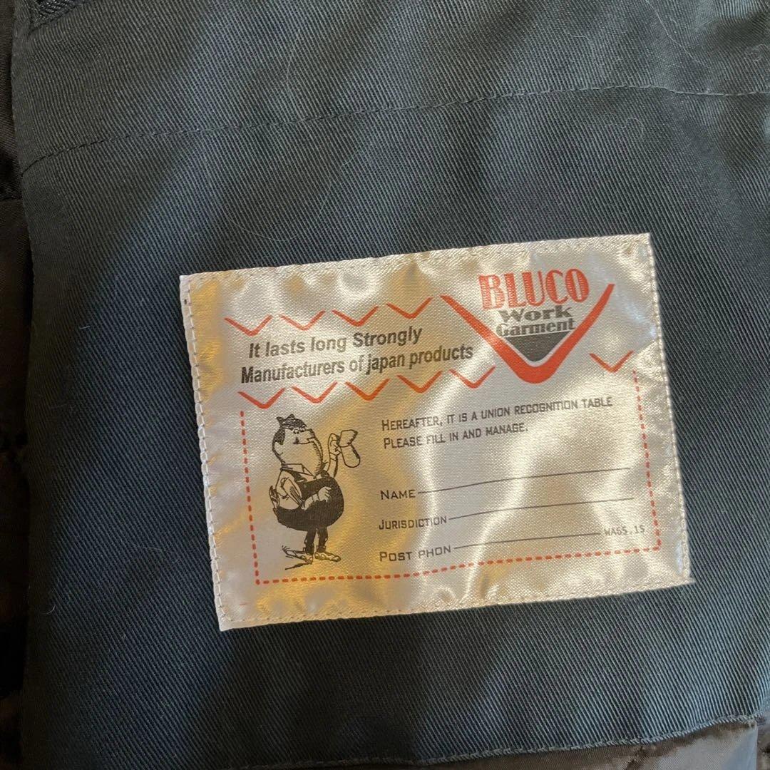 【BLUCO】WINTER WORK JACKET 色:ブルコブルー　サイズ:L