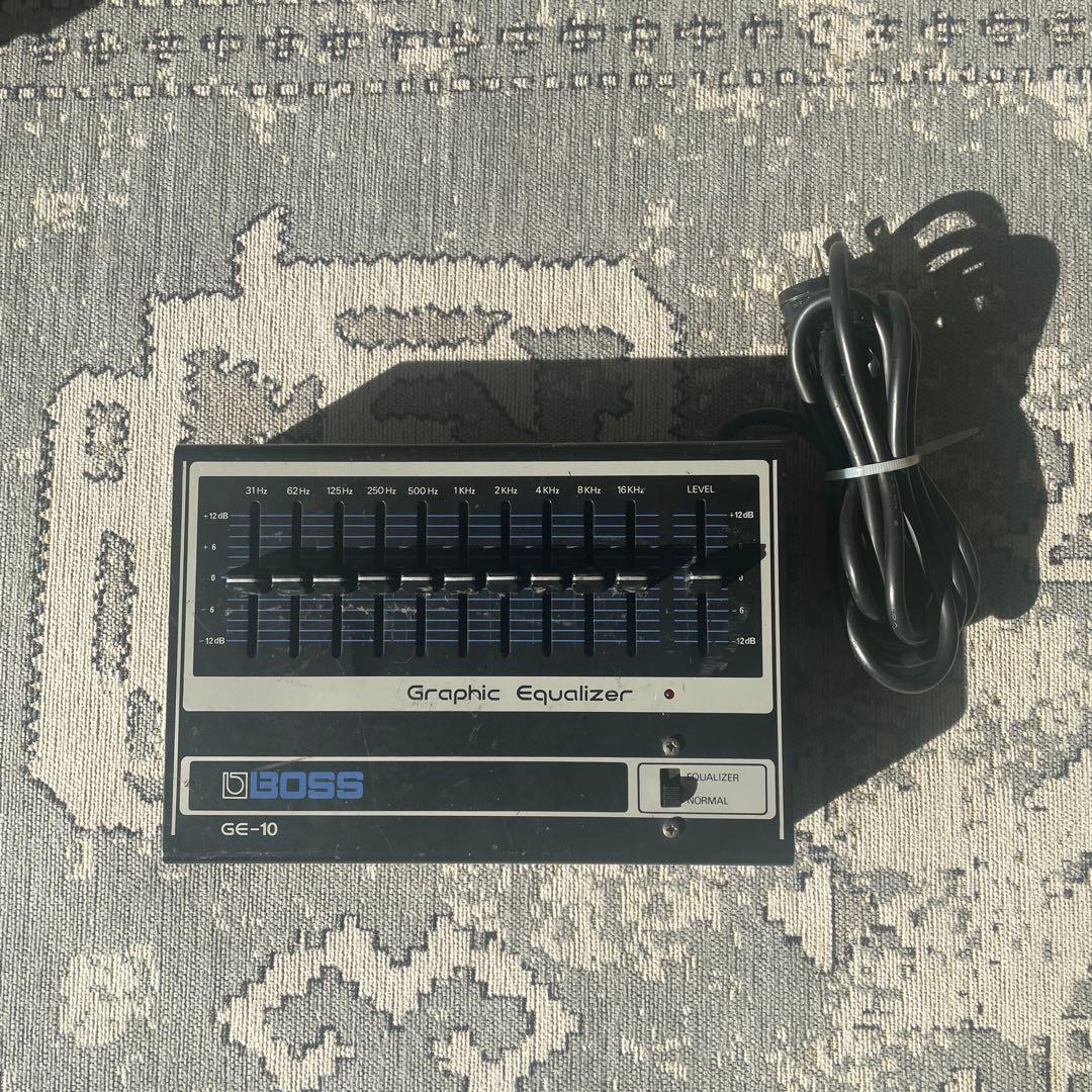 BOSS GE-10 グラフィックイコライザー 1981年製 BOSS GE-10 グラフィックイコライザー 1981年製 BOSS GE-10