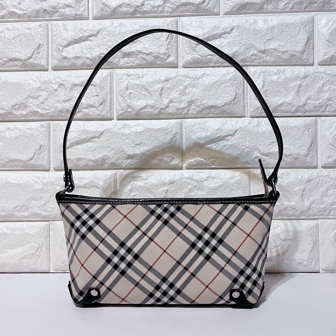【希少 美品】バーバリーブルーレーベル ノバチェック 2way ショルダーバック