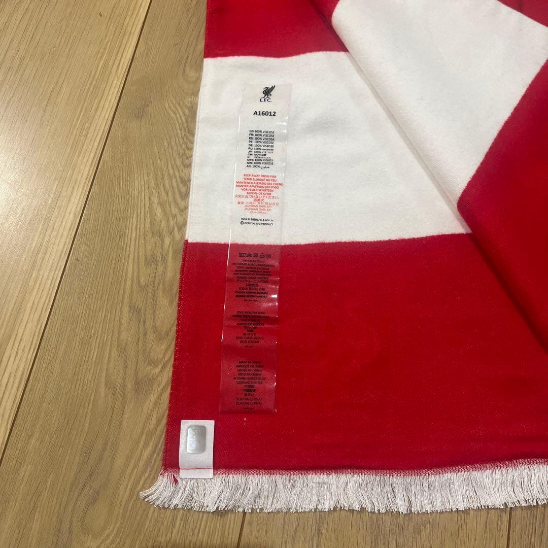 新品】サッカーマフラー リバプールFC 応援マフラー赤白 - メルカリ