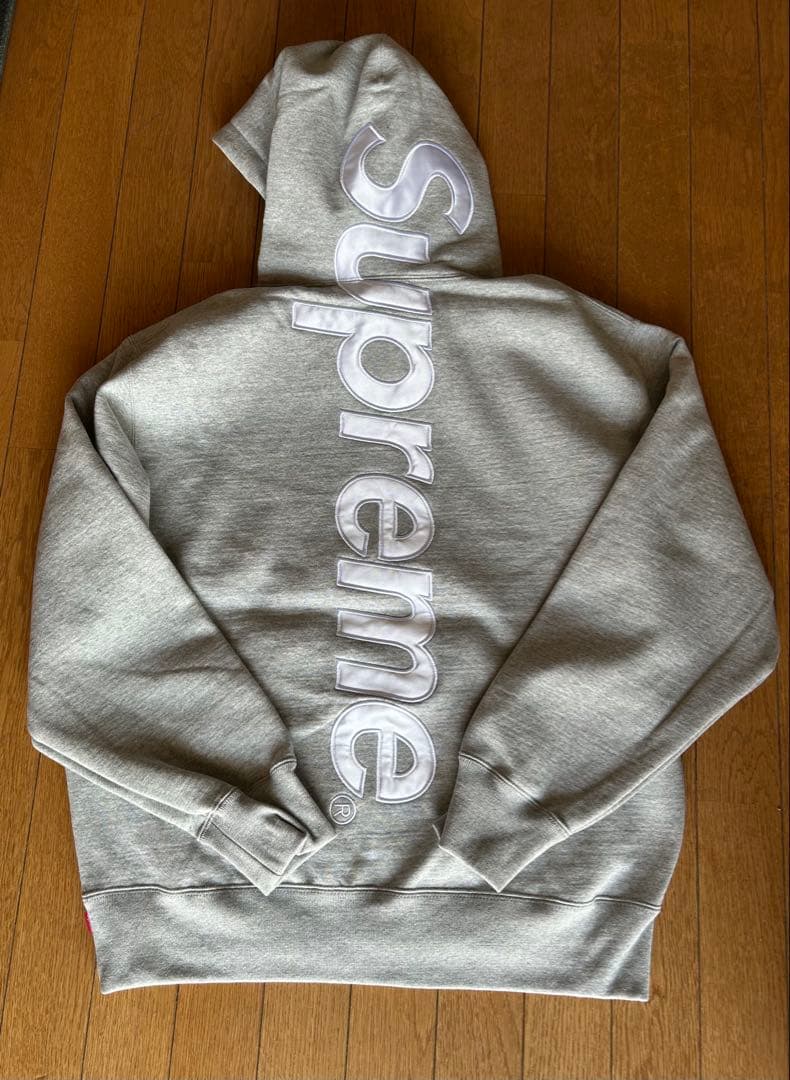 Supreme Satin Appliqué Hooded