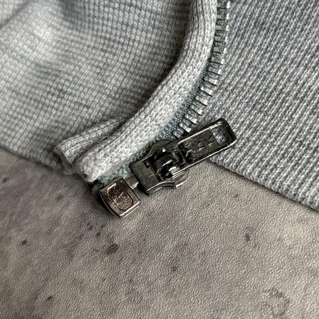 【70-80s vintage】ジップパーカー　短丈　片爪 アルミYKK 霜降り