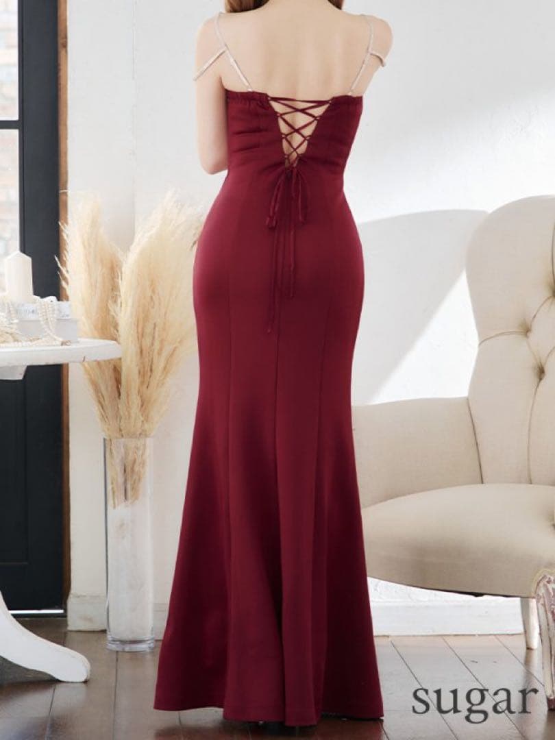 Glossy ラグジュアリーロングドレス　Lサイズ