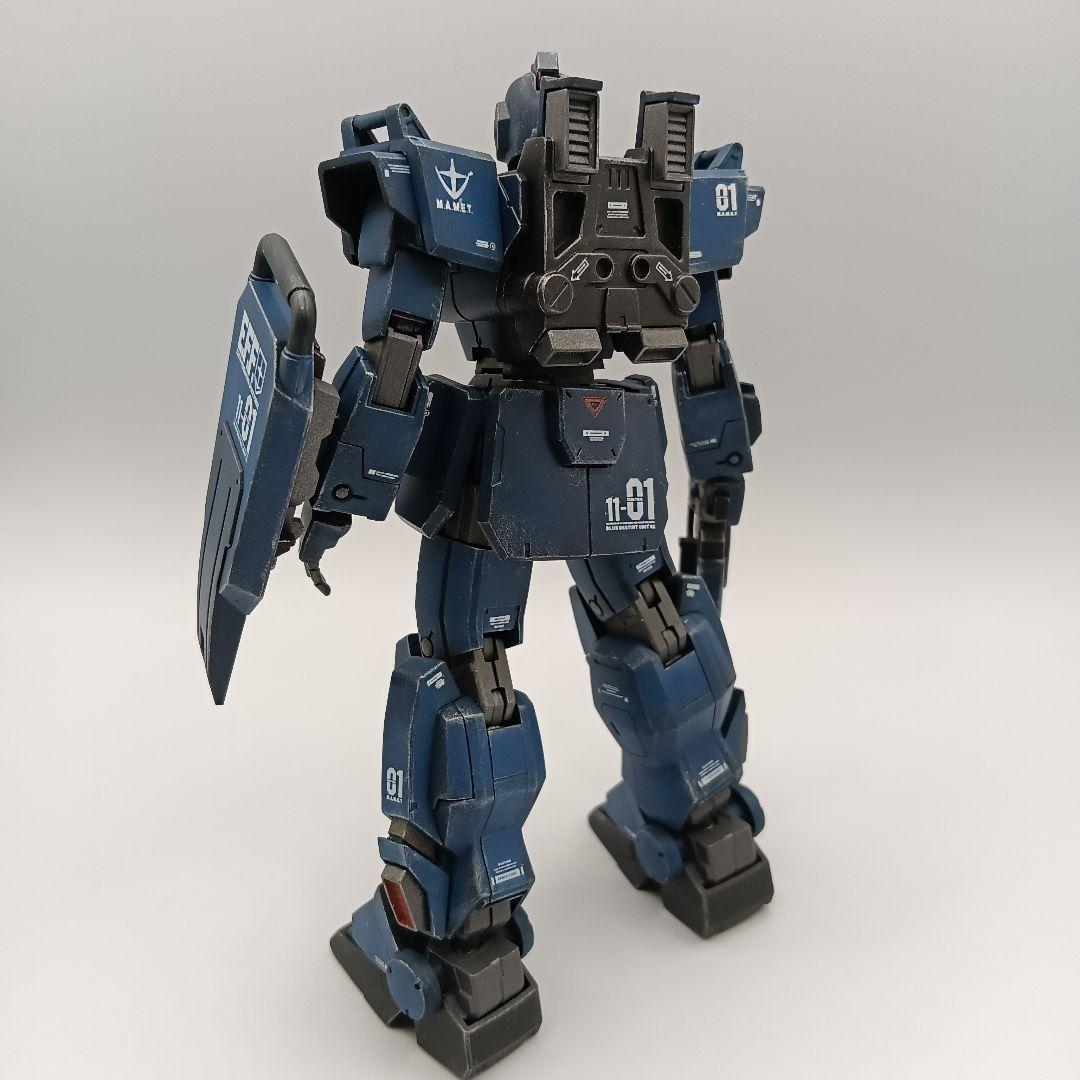 HGUC 1/144ブルーディスティニー1号機　全塗装完成品　自作エフェクト付
