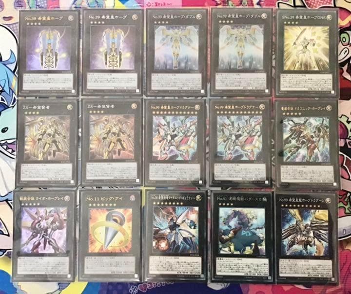 本格構築 【No.99ホープドラグナー】デッキ&エクストラ&二重スリーブ