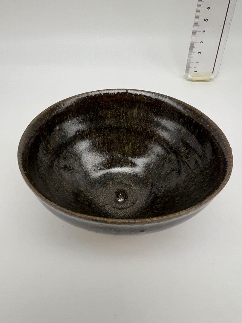 中国元か明のお茶碗　骨董 古美術品　コレクション唐物　江戸　青磁アンティーク