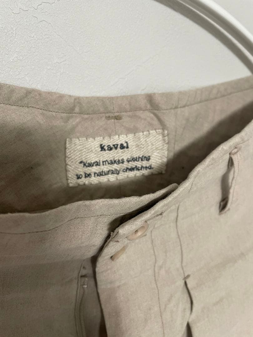 【新品】kaval ベージュ phoenix pants ベージュ