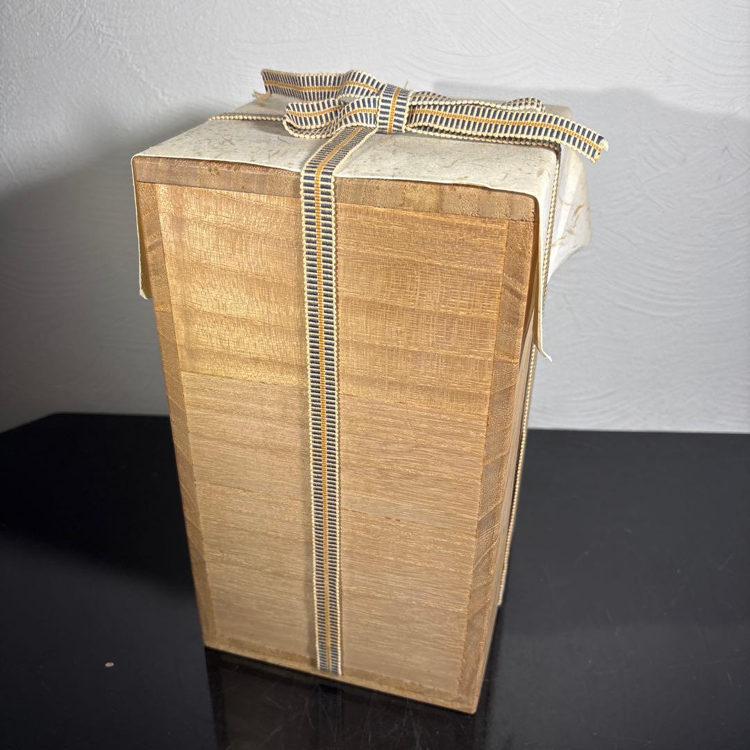 真作　人間国宝　3代徳田八十吉　花入