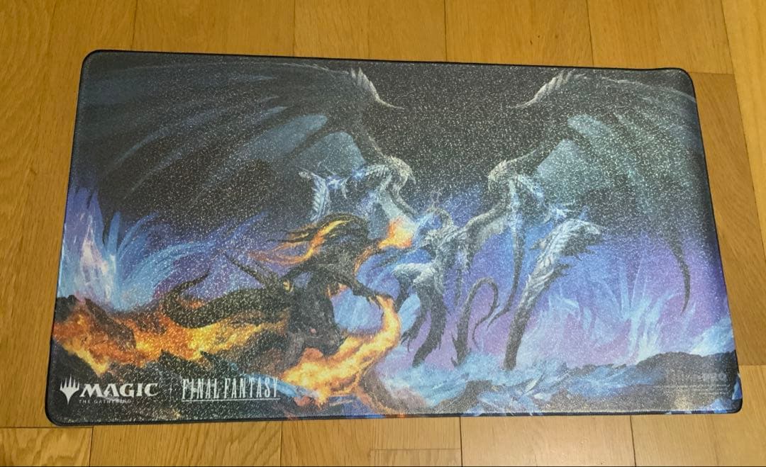 MTG ウルトラプロ　バハムートとイフリート プレイマット MTG FFプレイマット コレクターバンドル版 foil イフリート バハムート