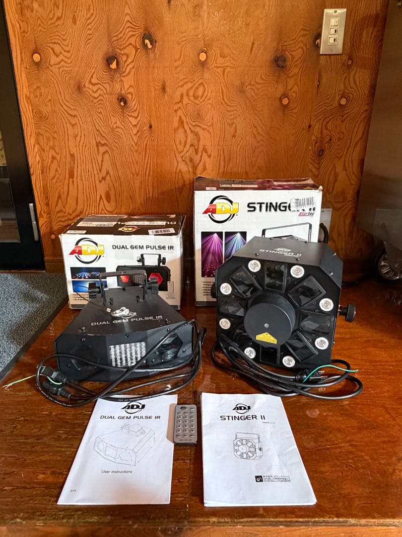 ADJ DUAL GEM PULSE IR & STINGER II セット ADJ DUAL GEM PULSE IR & STINGER II セット ADJ Dual Gem Pulse IR