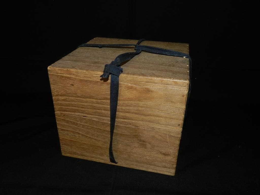 O20 茶道具 中島来章 筆 紅葉図 茶碗 【来章】二重極め箱 お