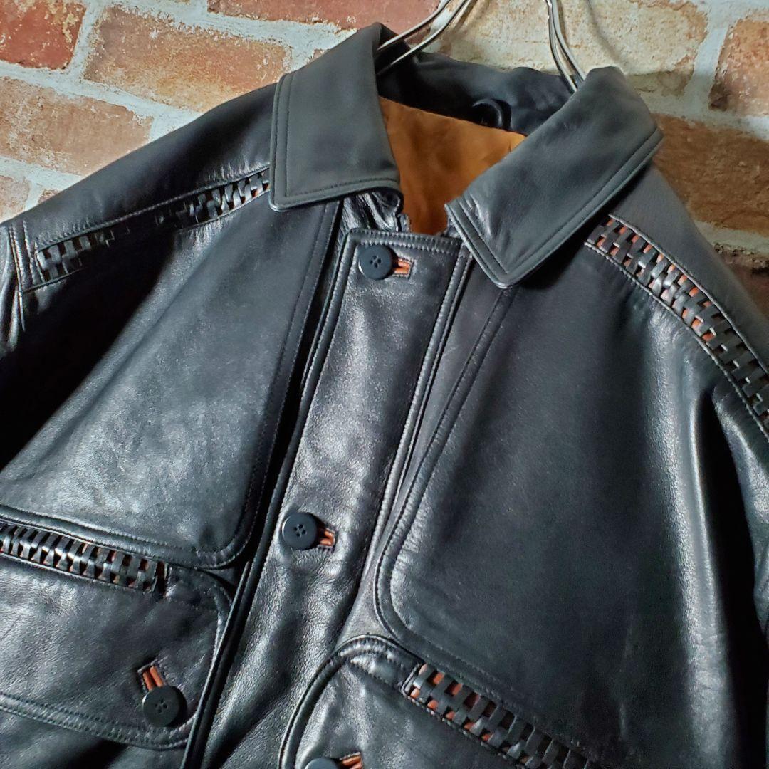 本革】リアルレザージャケット・ブルゾン A-2 デザイン最高 羊革 柔らか
