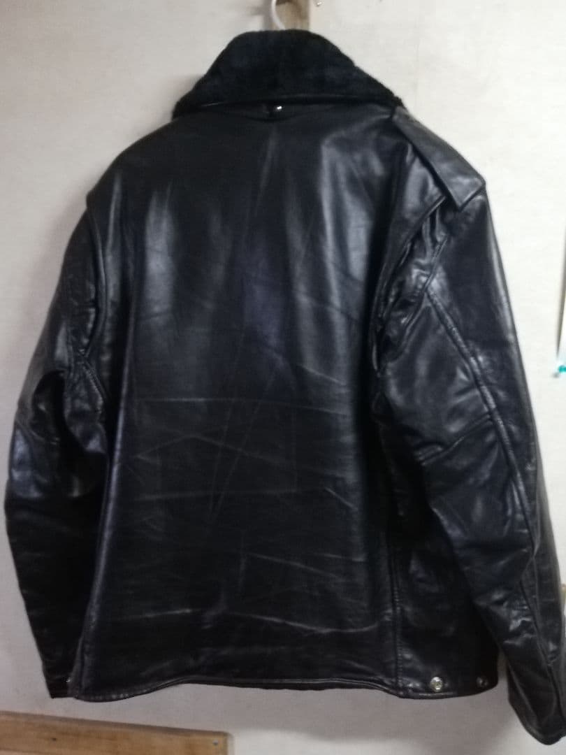 70s ポリスマンジャケット talon ビンテージ レザージャケット