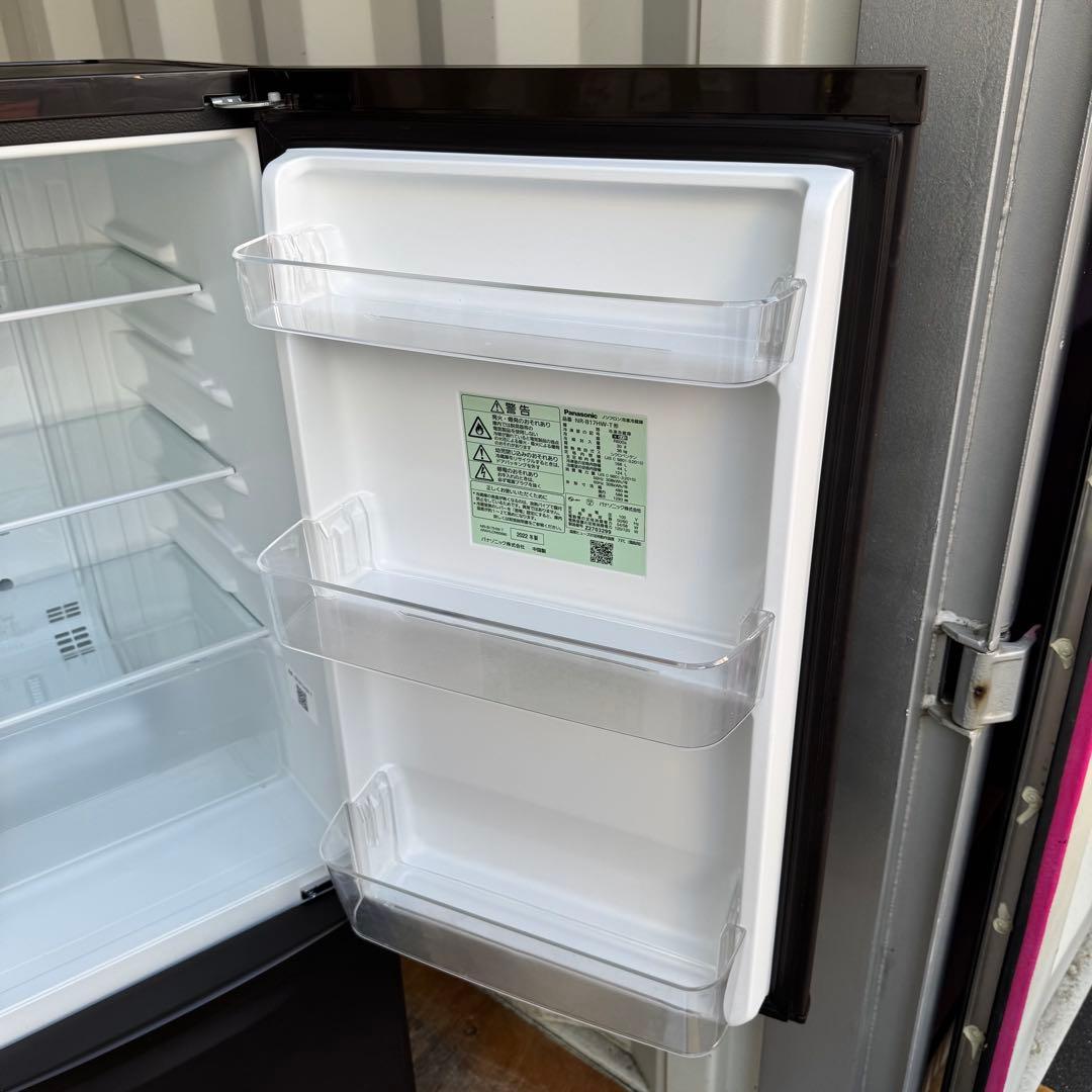 C7905★2022年製美品★パナソニック 冷蔵庫 マットブラウン　一人暮らし