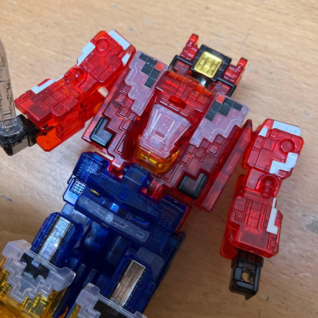 ミニプラ　動物戦隊　ジュウオウジャー　クリア　ワイルドトウサイドデカキング　食玩