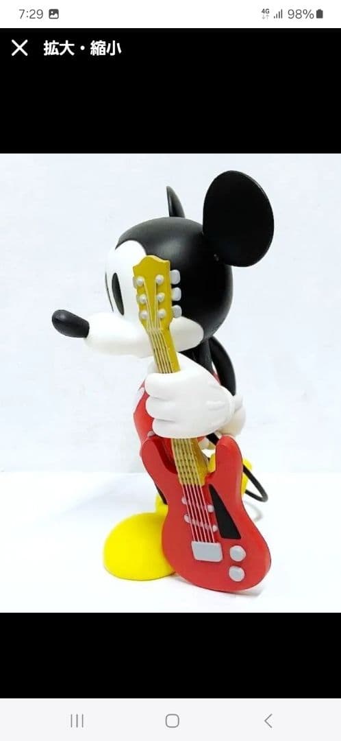 NUMBER(N)INE　ミッキーマウス　ギターフィギュア