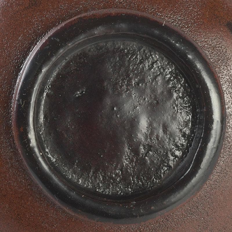 茶道具 輪島塗 柿木章作 藪柑子の図 茶碗 共布共箱 V 9754