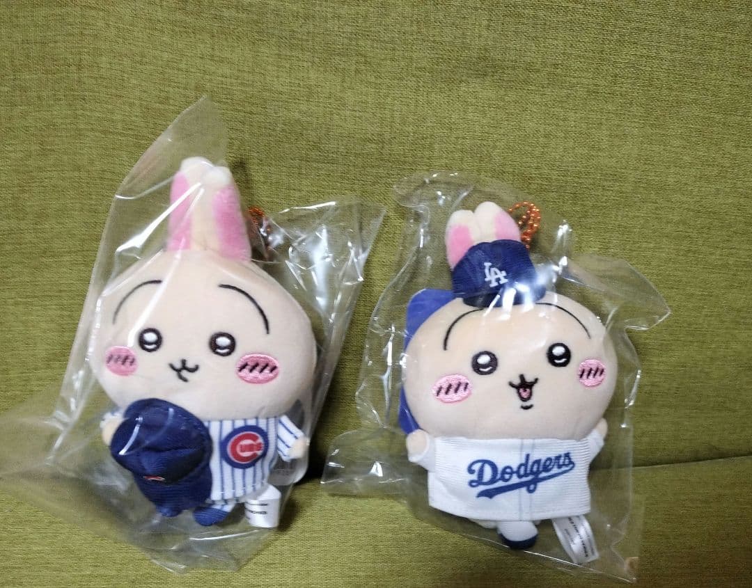 ちいかわ MLB カブス ドジャース マスコット セット ハチワレ うさぎ