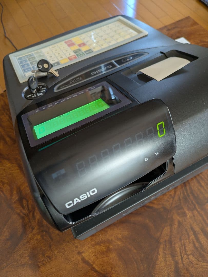 値下げ CASIO TK-110 レジスター 取扱説明書付き N110381222