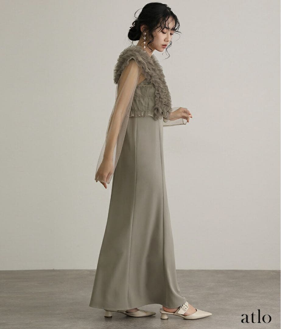 atlo by POUR VOUS フリルドレス Mサイズ