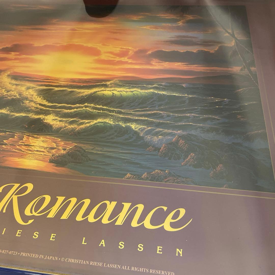 ラッセン　アイランドロマンス　 ROMANCE ポスター　額入り