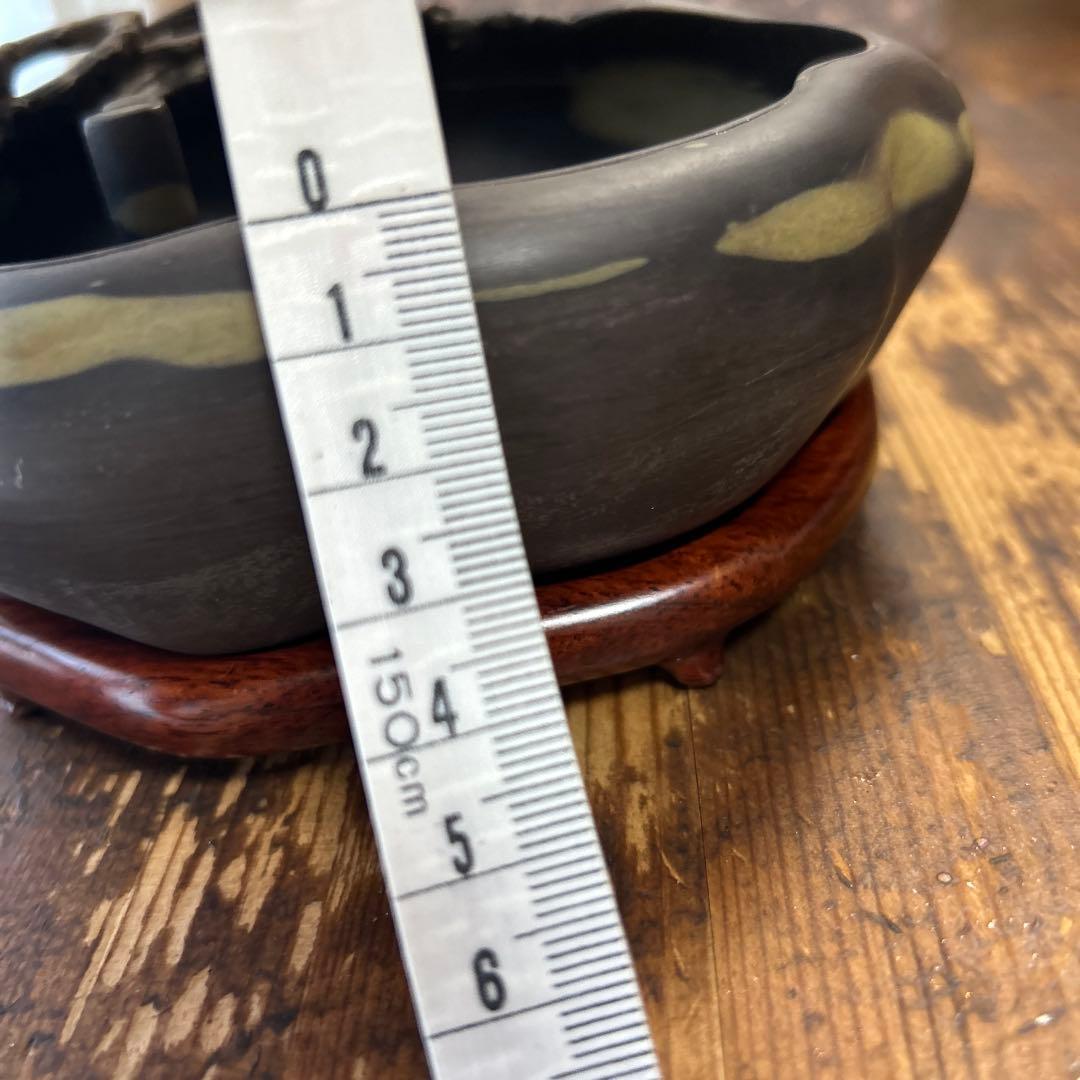 書道 硯 梅花坑水盂枝に鳥型 美術品 芸術家 骨董品