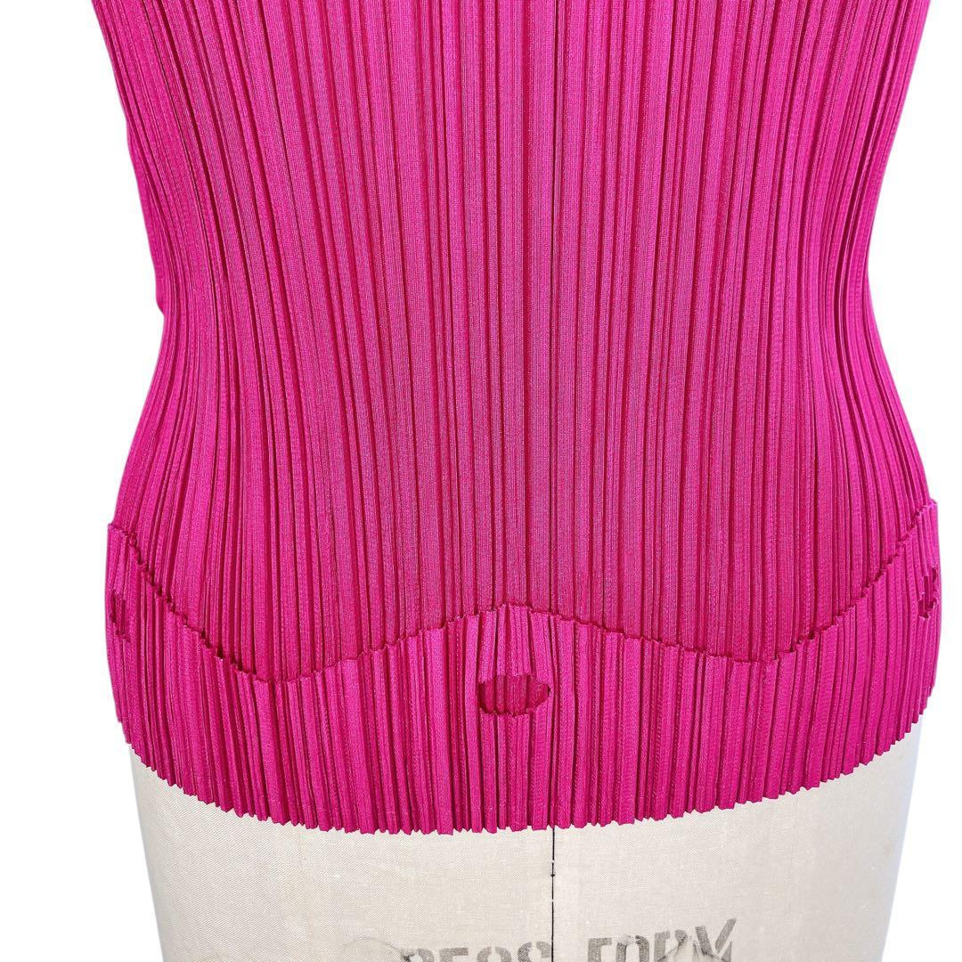 マカ50 超美品 プリーツプリーズ デザインタンクトップ サイズ3