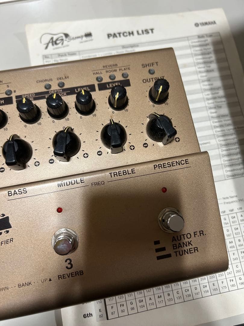 Yamaha AG Stomp アコースティックギター用エフェクター 箱あり - メルカリ