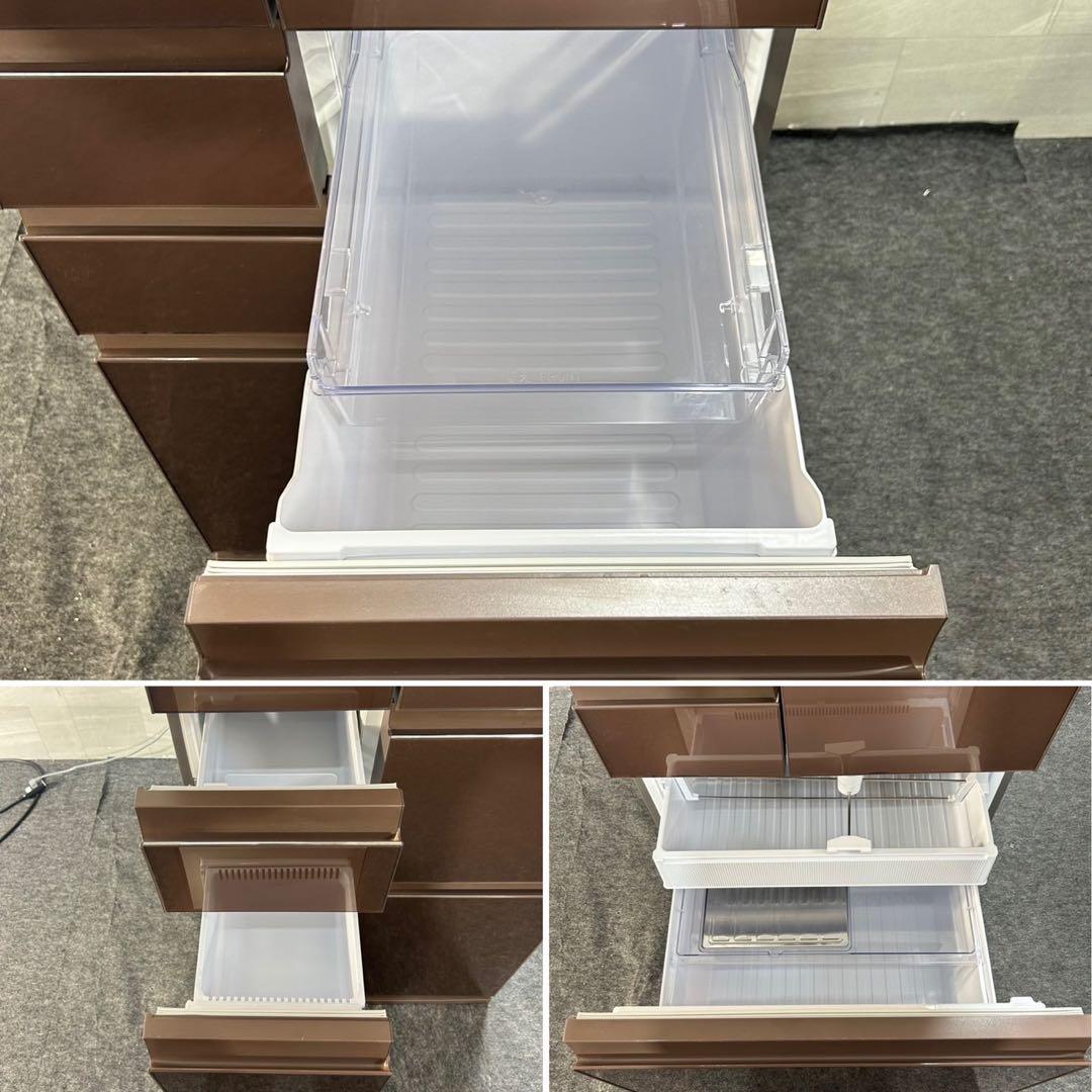 SHARP 大型冷蔵庫 SJ-GX55D 551L メガフリーザー d4583