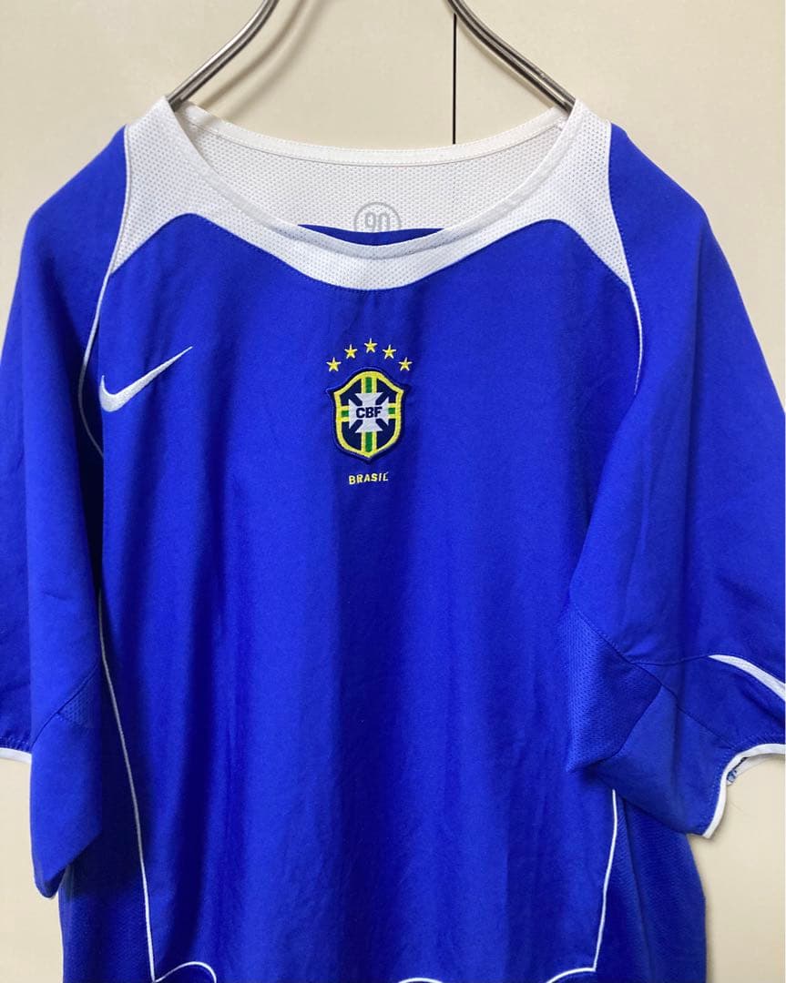 NIKE ナイキ ブラジル代表 04/05 半袖ユニフォーム アウェイ
