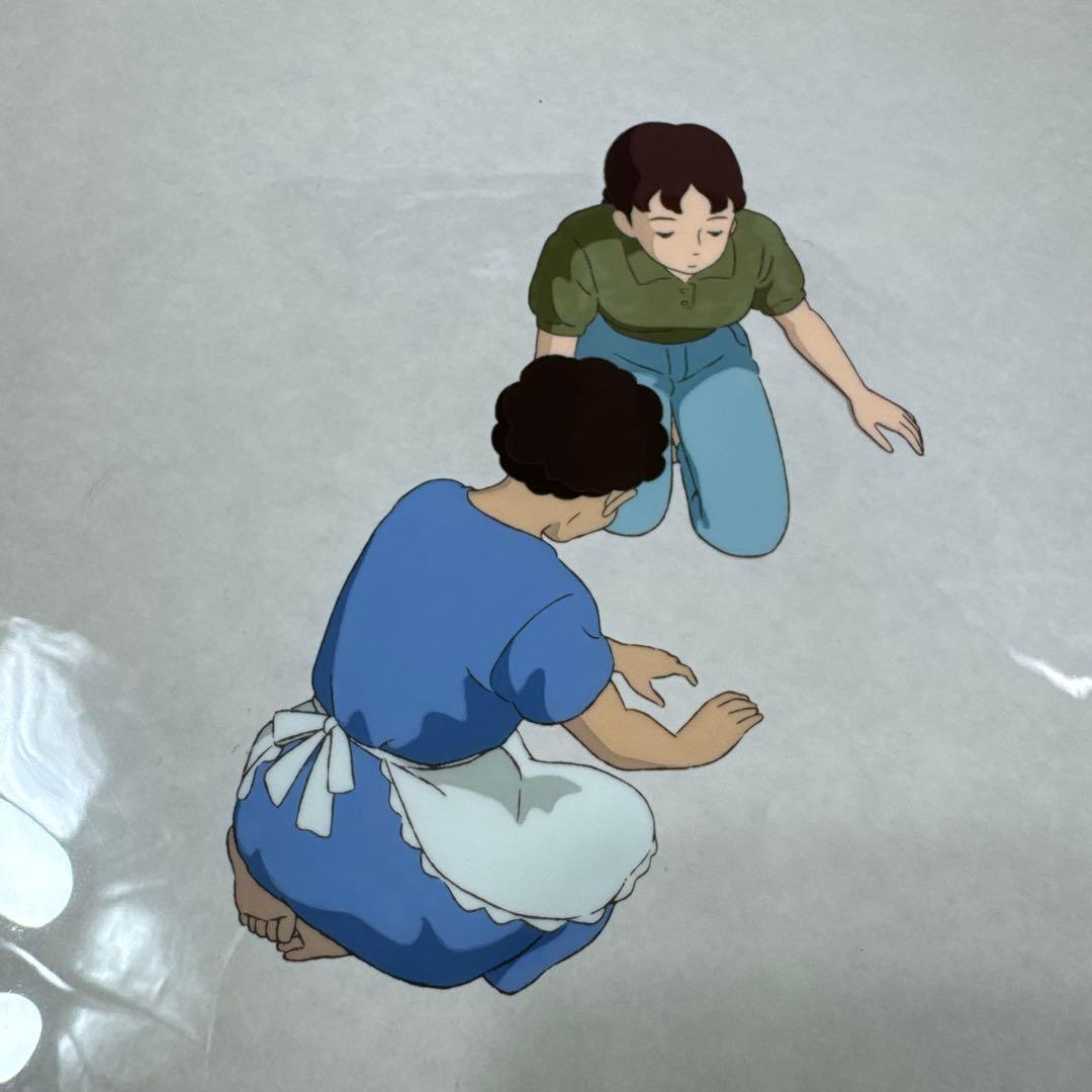 希少 おもひでぽろぽろ カットシーン セル画 E22 スタジオジブリ
