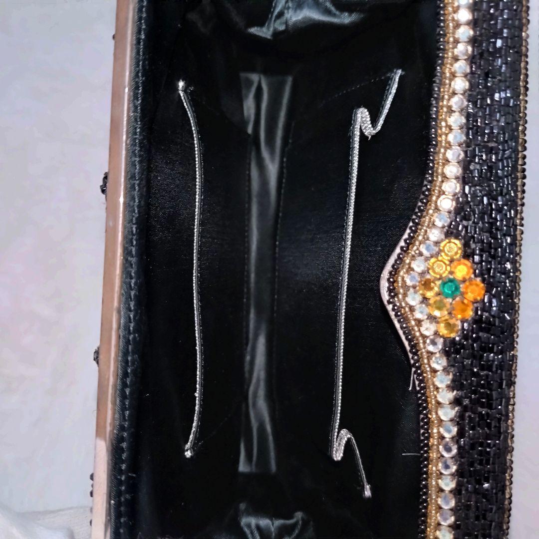 ✨️希少 皇室御用達 ヴィンテージ はしもと ビーズバッグ パーティーバッグ