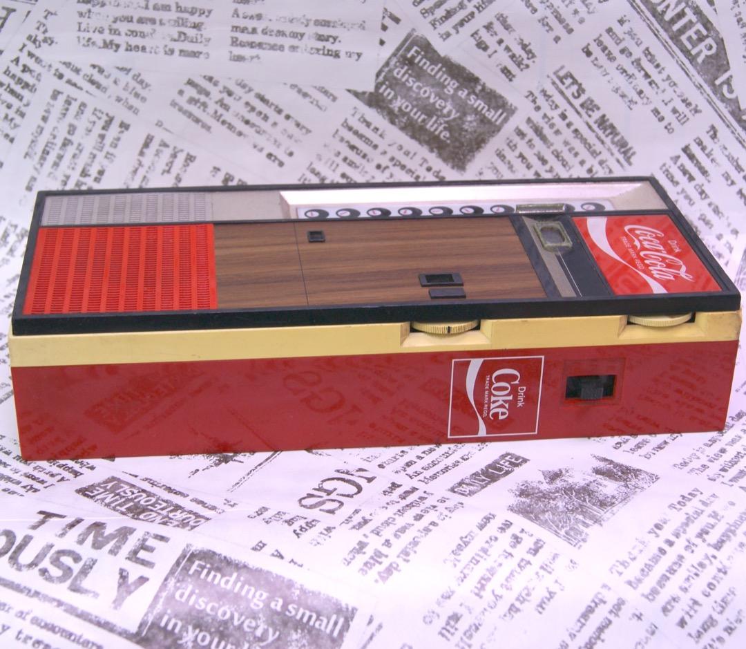 激レア 非売品コカコーラ自動販売機型ラジオ 動作品 - メルカリ