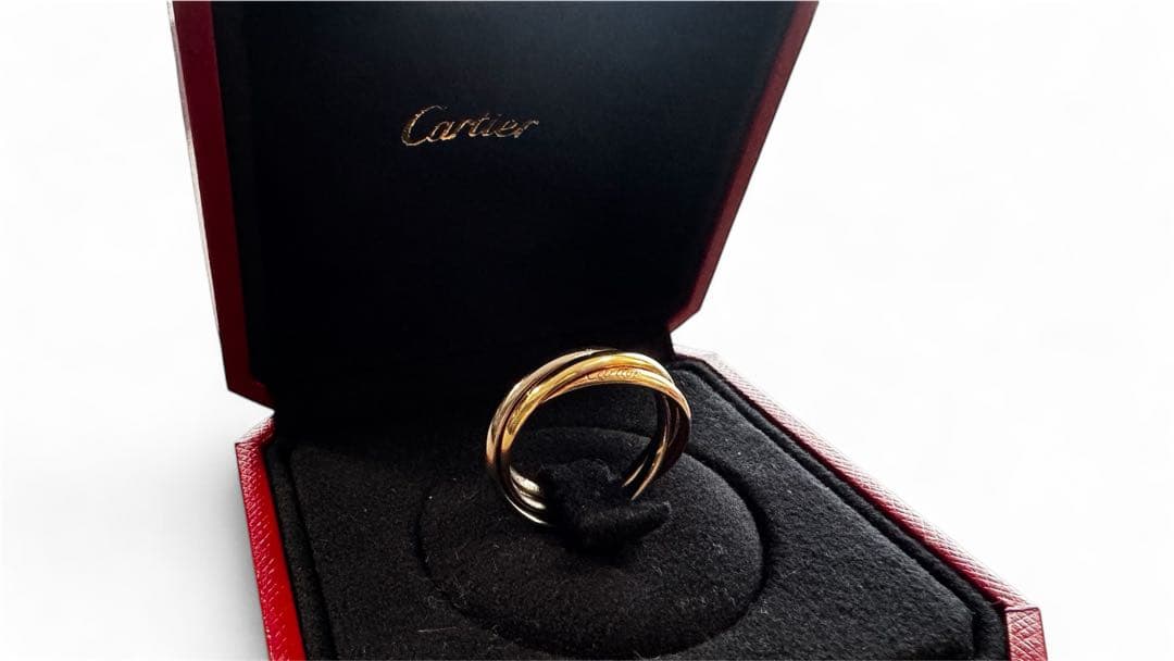 【お値下げ可能】Cartier カルティエ トリニティリング SM 58号