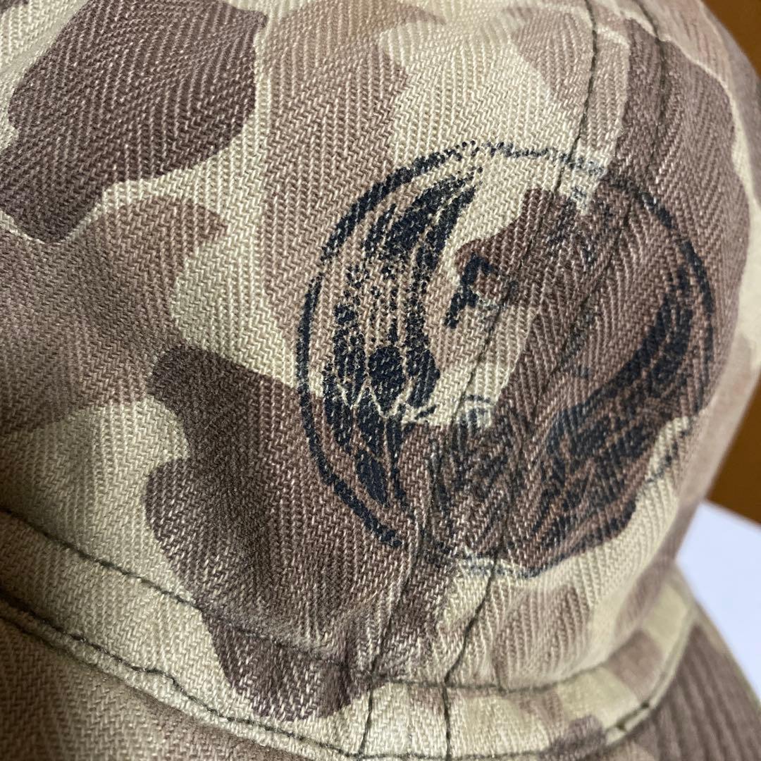 RRL ダブルアールエル カモフラージュキャップ ロゴプリント入り 美中古正規品 RRL ダブルアールエル カモフラージュキャップ ロゴプリント入り 美
