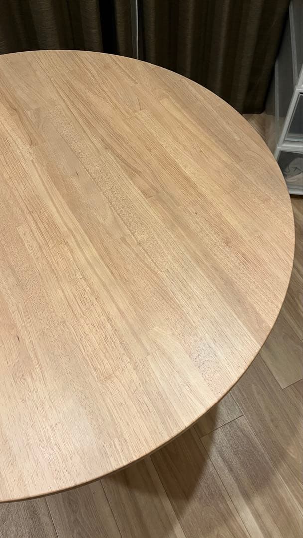 kanademono カフェテーブル ラバーウッド100cm 送料8600円込