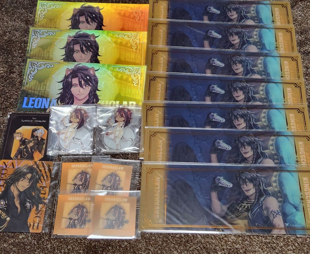 ツイステブレイジングジュエル、寮服、クリアカードレオナまとめ ツイステブレイジングジュエル、寮服、クリアカードレオナまとめ