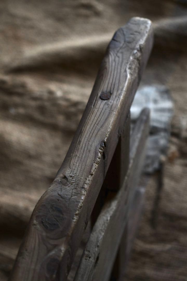 古道具坂田」という美のジャンル 古道具 農具 木製 明治 襤褸