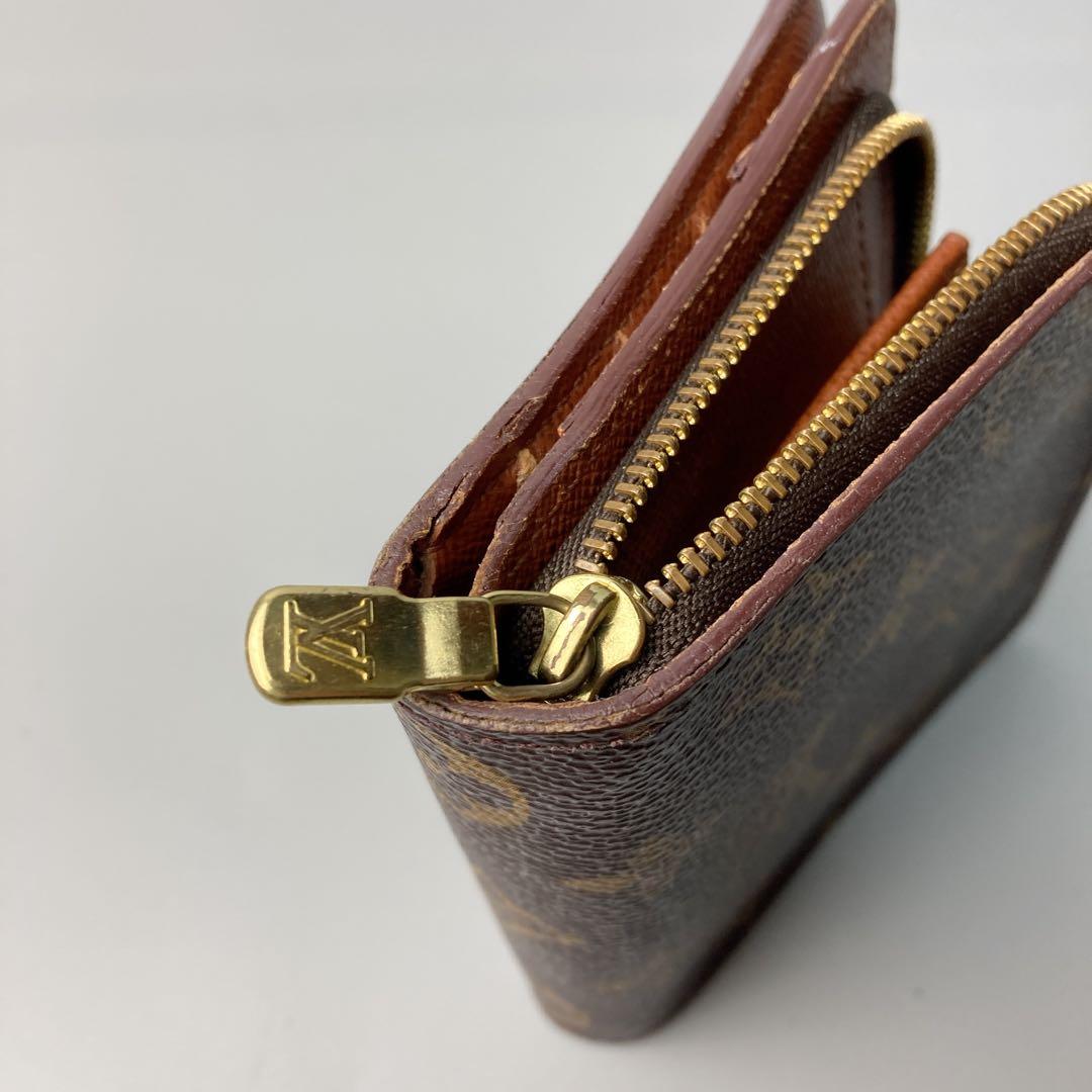 ルイヴィトン コンパクトジップ モノグラム 二つ折り 財布