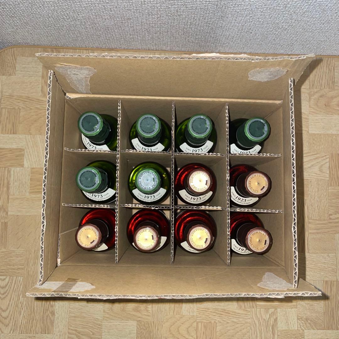 山崎ウイスキー 180ml 6本 白州ウイスキー 180ml 6本 12セット 楽天