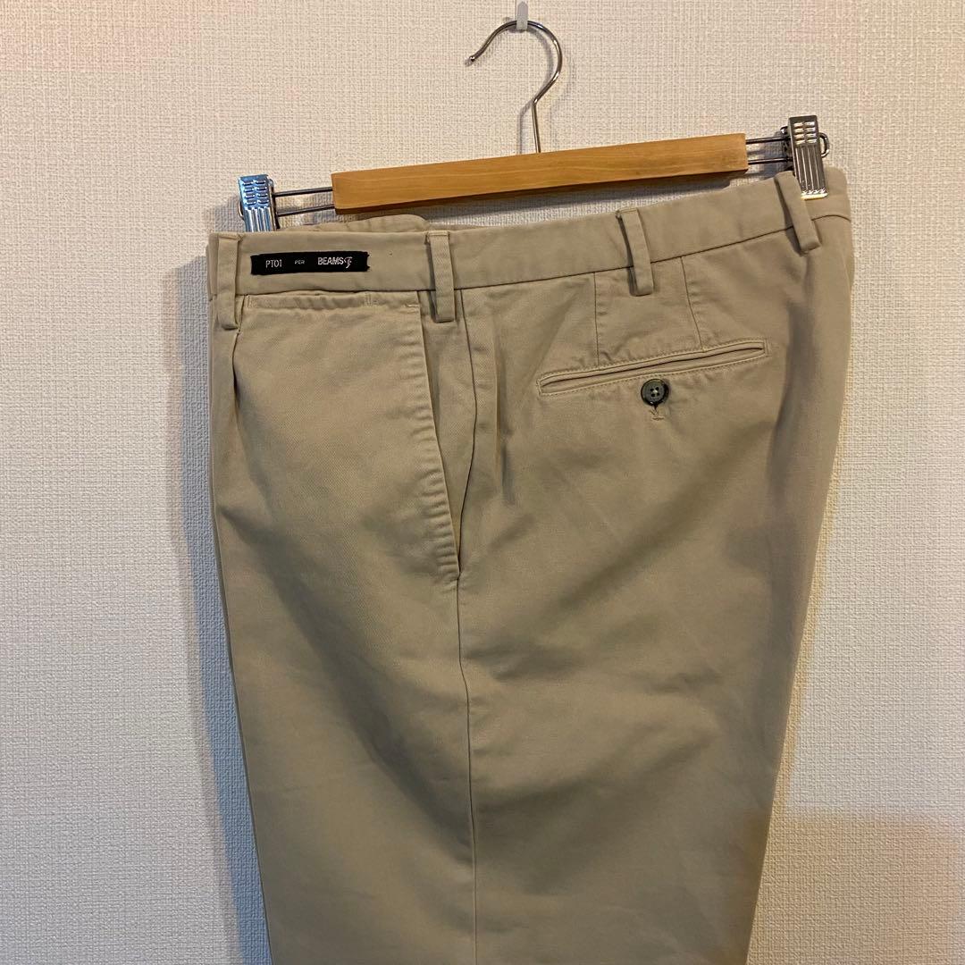 新品PT EVO FIT ベージュ チノパン 52