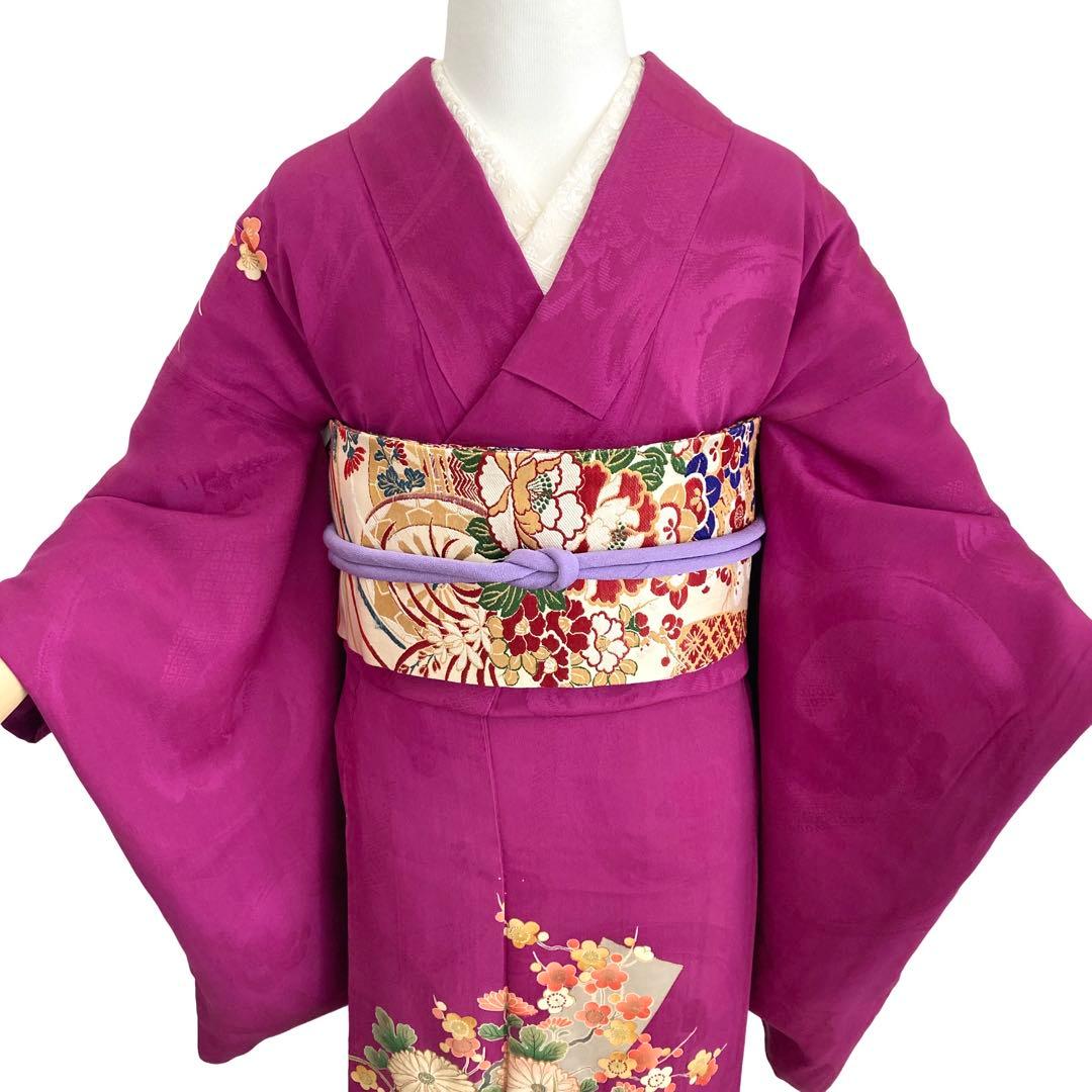 アンティーク 訪問着 アンティーク着物 大正ロマン 昭和レトロ NO22