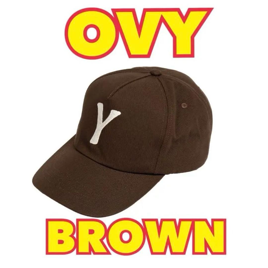 ブラウン】OVY Initial Cap(brown) キャップ 帽子