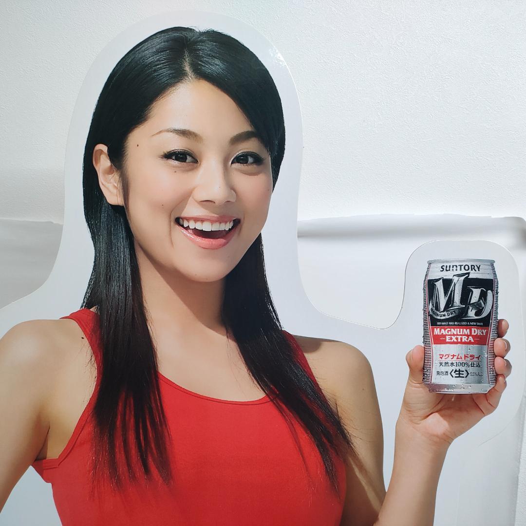 小池栄子 等身大パネル SUNTORY マグナムドライ 非売品 当時物