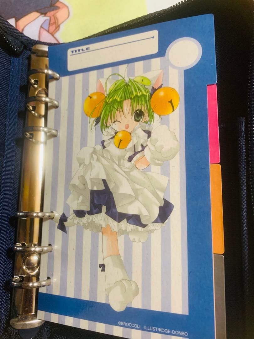 デ・ジ・キャラット デニム ポーチ 財布 でじこ ケース 手帳　バインダー