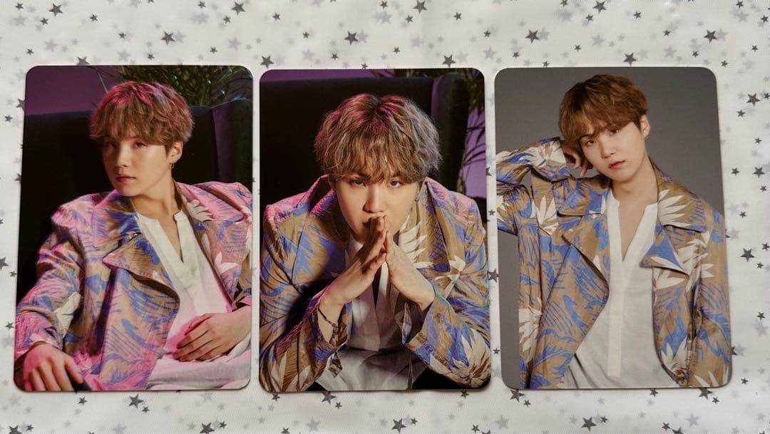 SUGAセット フォト ポラロイド トレカ キーホルダー BTS シュガ ユンギ